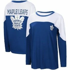 Women's G-III 4Her By Carl Banks Blue Toronto Maple Leafs Pop Fly Long Sleeve T-Shirt
