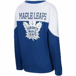 Women's G-III 4Her By Carl Banks Blue Toronto Maple Leafs Pop Fly Long Sleeve T-Shirt -G-III Sales Store unnamed file 1552