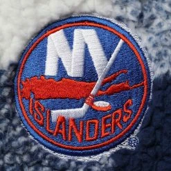 Women's G-III 4Her By Carl Banks Navy/White New York Islanders Plaid Sherpa Quarter-Zip Jacket -G-III Sales Store unnamed file 1557
