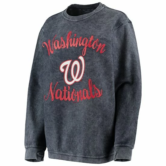 Women's G-III 4Her by Carl Banks Navy Washington Nationals Script Comfy Cord Pullover Sweatshirt Women's G-III 4Her By Carl Banks Navy Washington Nationals Script Comfy Cord Pullover Sweatshirt -G-III Sales Store unnamed file 1560