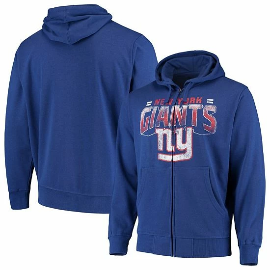 Men's G-III Sports by Carl Banks Royal New York Giants Perfect Season Full-Zip Hoodie Men's G-III Sports By Carl Banks Royal New York Giants Perfect Season Full-Zip Hoodie -G-III Sales Store unnamed file 1567