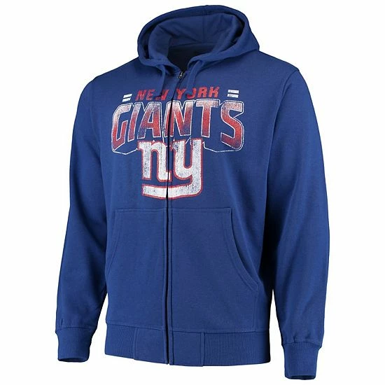 Men's G-III Sports by Carl Banks Royal New York Giants Perfect Season Full-Zip Hoodie Men's G-III Sports By Carl Banks Royal New York Giants Perfect Season Full-Zip Hoodie -G-III Sales Store unnamed file 1568