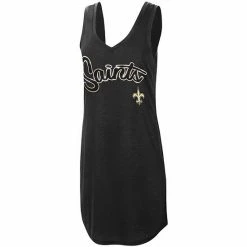 Women's G-III 4Her By Carl Banks Black New Orleans Saints Off Season Swimsuit Cover-Up -G-III Sales Store unnamed file 1581