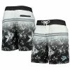 Men's G-III Sports By Carl Banks Black Detroit Lions Island Volley Swim Shorts