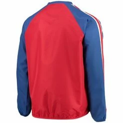 Men's G-III Sports By Carl Banks Red/Royal Philadelphia Phillies Kickoff Raglan V-Neck Pullover Jacket -G-III Sales Store unnamed file 1597