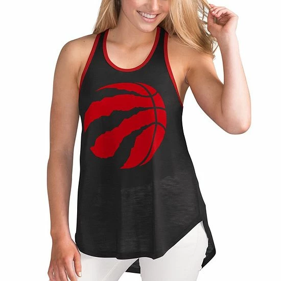 Women's G-III Sports by Carl Banks Black Toronto Raptors Showdown Scoop-Neck Racerback Tank Top Women's G-III Sports By Carl Banks Black Toronto Raptors Showdown Scoop-Neck Racerback Tank Top -G-III Sales Store unnamed file 1618