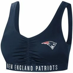 Women's G-III 4Her By Carl Banks Navy New England Patriots All-Star Bikini Top