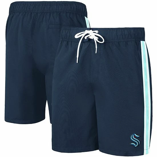 Men's G-III Sports by Carl Banks Deep Sea Blue Seattle Kraken Sand Beach Swim Shorts Men's G-III Sports By Carl Banks Deep Sea Blue Seattle Kraken Sand Beach Swim Shorts -G-III Sales Store unnamed file 1627