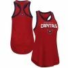 Women's G-III Sports By Carl Banks Red Washington Capitals Showdown Slub Racerback Tank Top