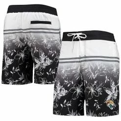 Men's G-III Sports By Carl Banks Black Jacksonville Jaguars Island Volley Swim Shorts