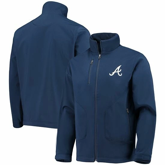 Men's G-III Sports by Carl Banks Navy Atlanta Braves Strong Side Full-Zip Jacket Men's G-III Sports By Carl Banks Navy Atlanta Braves Strong Side Full-Zip Jacket -G-III Sales Store unnamed file 1654