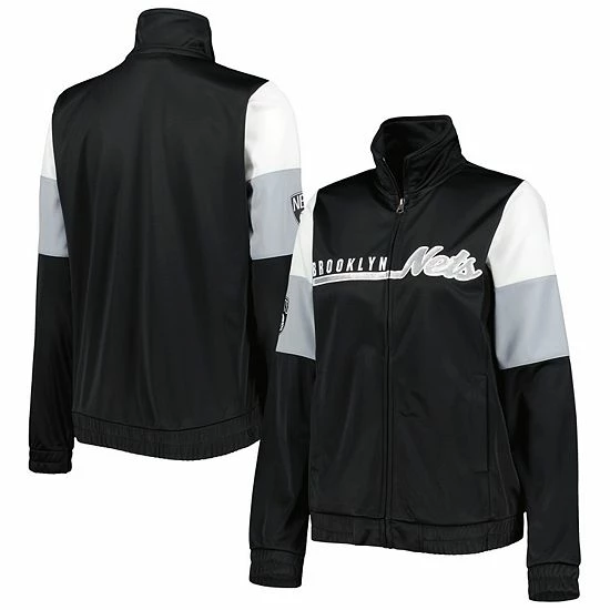 Women's G-III 4Her by Carl Banks Black Brooklyn Nets Change Up Full-Zip Track Jacket Women's G-III 4Her By Carl Banks Black Brooklyn Nets Change Up Full-Zip Track Jacket -G-III Sales Store unnamed file 1679