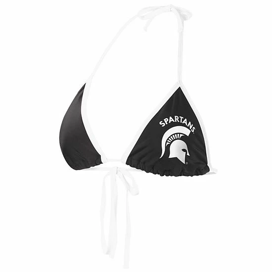 Women's G-III 4Her by Carl Banks Black Michigan State Spartans Perfect Match Bikini Top Women's G-III 4Her By Carl Banks Black Michigan State Spartans Perfect Match Bikini Top -G-III Sales Store unnamed file 1725