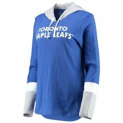Women's G-III 4Her By Carl Banks Blue Toronto Maple Leafs Passing Play Hoodie Long Sleeve T-Shirt 2 Women's G-III 4Her By Carl Banks Blue Toronto Maple Leafs Passing Play Hoodie Long Sleeve T-Shirt -G-III Sales Store unnamed file 1737