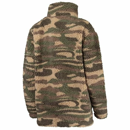 Women's G-III 4Her by Carl Banks Camo Chicago Cubs Sherpa Quarter-Zip Jacket Women's G-III 4Her By Carl Banks Camo Chicago Cubs Sherpa Quarter-Zip Jacket -G-III Sales Store unnamed file 1751