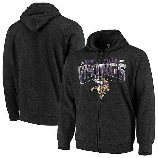 Men's G-III Sports by Carl Banks Charcoal Minnesota Vikings Perfect Season Full-Zip Hoodie Men's G-III Sports By Carl Banks Charcoal Minnesota Vikings Perfect Season Full-Zip Hoodie -G-III Sales Store unnamed file 1798