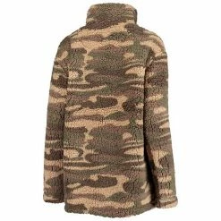 Women's G-III 4Her By Carl Banks Camo San Francisco Giants Sherpa Quarter-Zip Jacket -G-III Sales Store unnamed file 1804