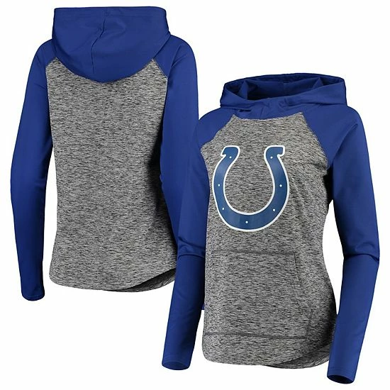 Women's G-III 4Her by Carl Banks Heathered Gray/Royal Indianapolis Colts Championship Ring Pullover Hoodie Women's G-III 4Her By Carl Banks Heathered Gray/Royal Indianapolis Colts Championship Ring Pullover Hoodie -G-III Sales Store unnamed file 1818