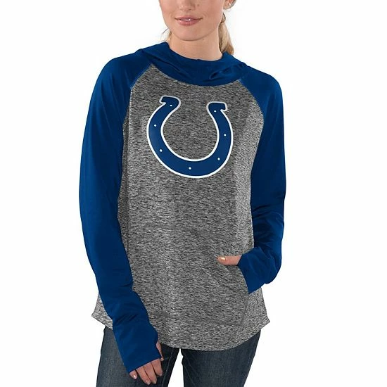 Women's G-III 4Her by Carl Banks Heathered Gray/Royal Indianapolis Colts Championship Ring Pullover Hoodie Women's G-III 4Her By Carl Banks Heathered Gray/Royal Indianapolis Colts Championship Ring Pullover Hoodie -G-III Sales Store unnamed file 1822