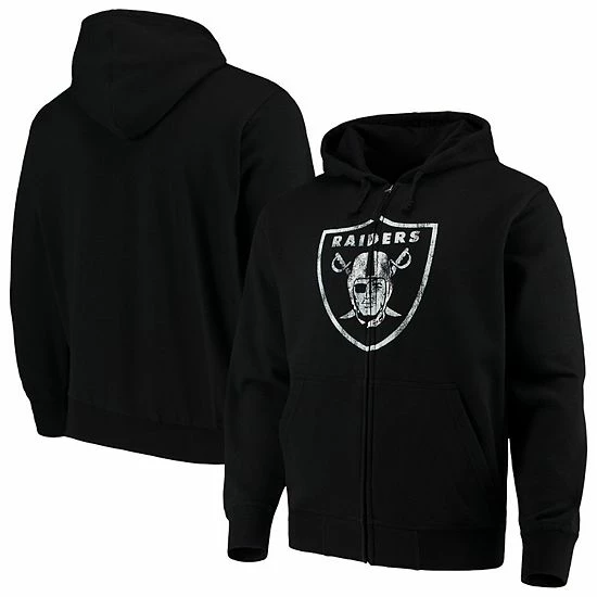 Men's G-III Sports by Carl Banks Black Oakland Raiders Primary Logo Full-Zip Hoodie Men's G-III Sports By Carl Banks Black Oakland Raiders Primary Logo Full-Zip Hoodie -G-III Sales Store unnamed file 1824
