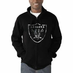 Men's G-III Sports By Carl Banks Black Oakland Raiders Primary Logo Full-Zip Hoodie 4 Men's G-III Sports By Carl Banks Black Oakland Raiders Primary Logo Full-Zip Hoodie -G-III Sales Store unnamed file 1827