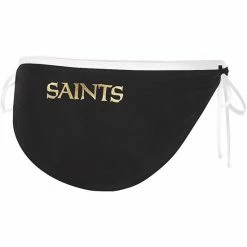 Women's G-III 4Her By Carl Banks Black New Orleans Saints Perfect Match Bikini Bottom -G-III Sales Store unnamed file 1834