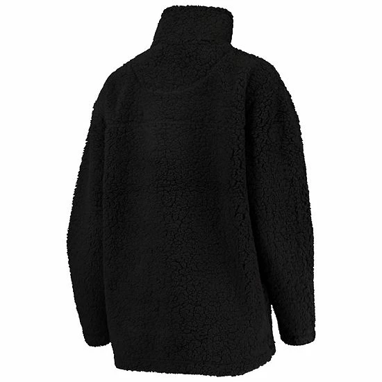 Women's G-III 4Her by Carl Banks Black Cleveland Browns Sherpa Quarter-Zip Jacket Women's G-III 4Her By Carl Banks Black Cleveland Browns Sherpa Quarter-Zip Jacket -G-III Sales Store unnamed file 1843