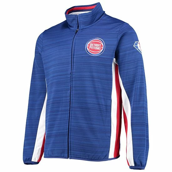 Men's G-III Sports by Carl Banks Blue Detroit Pistons 75th Anniversary Power Forward Space-Dye Full-Zip Track Jacket Men's G-III Sports By Carl Banks Blue Detroit Pistons 75th Anniversary Power Forward Space-Dye Full-Zip Track Jacket -G-III Sales Store unnamed file 191