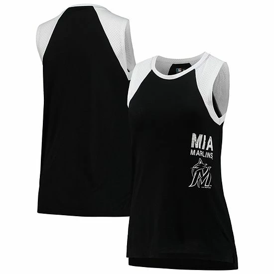 Women's G-III Sports by Carl Banks Black Miami Marlins Talent Scout Tank Top Women's G-III Sports By Carl Banks Black Miami Marlins Talent Scout Tank Top -G-III Sales Store unnamed file 1968
