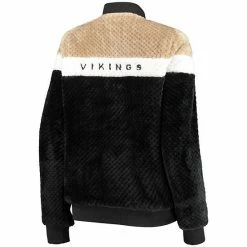 Women's G-III 4Her By Carl Banks Black/Cream Minnesota Vikings Riot Squad Sherpa Full-Snap Jacket 3 Women's G-III 4Her By Carl Banks Black/Cream Minnesota Vikings Riot Squad Sherpa Full-Snap Jacket -G-III Sales Store unnamed file 1973