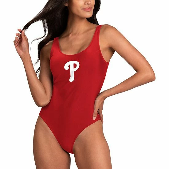 Women's G-III 4Her by Carl Banks Red Philadelphia Phillies Making Waves One-Piece Swimsuit Women's G-III 4Her By Carl Banks Red Philadelphia Phillies Making Waves One-Piece Swimsuit -G-III Sales Store unnamed file 199