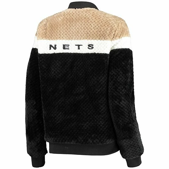 Women's G-III 4Her by Carl Banks Black/Cream Brooklyn Nets Riot Squad Sherpa Full-Snap Jacket Women's G-III 4Her By Carl Banks Black/Cream Brooklyn Nets Riot Squad Sherpa Full-Snap Jacket -G-III Sales Store unnamed file 1994