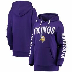 Women's G-III 4Her By Carl Banks Purple Minnesota Vikings Extra Point Pullover Hoodie