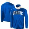 Men's G-III Sports By Carl Banks Blue/White Orlando Magic Zone Blitz Tricot Full-Zip Track Jacket