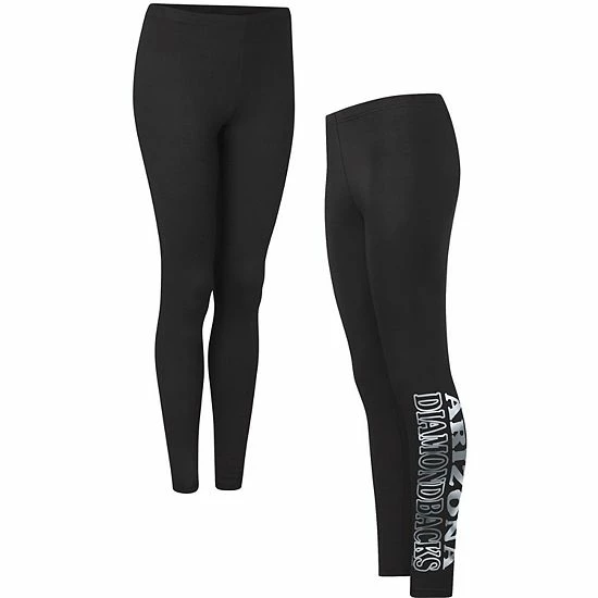 Women's G-III 4Her By Carl Banks Black Arizona Diamondbacks Stadium Leggings 1 Women's G-III 4Her By Carl Banks Black Arizona Diamondbacks Stadium Leggings