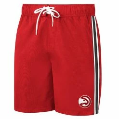 Men's G-III Sports By Carl Banks Red Atlanta Hawks Sand Beach Volley Swim Shorts -G-III Sales Store unnamed file 2021