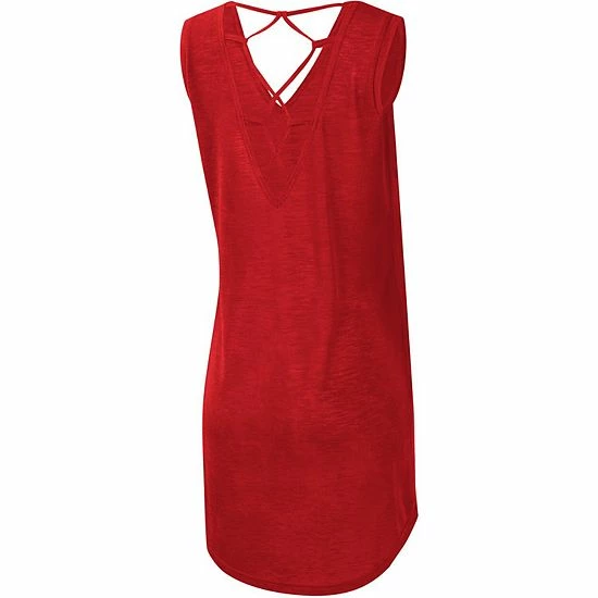 Women's G-III 4Her by Carl Banks Red Philadelphia Phillies Game Time Slub Beach V-Neck Cover-Up Dress Women's G-III 4Her By Carl Banks Red Philadelphia Phillies Game Time Slub Beach V-Neck Cover-Up Dress -G-III Sales Store unnamed file 204