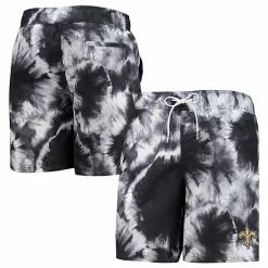 Men's G-III Sports By Carl Banks Black New Orleans Saints Splash Volley Swim Shorts