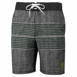 Men's G-III Sports By Carl Banks Charcoal Oakland Athletics Horizon Volley Swim Trunks 2 Men's G-III Sports By Carl Banks Charcoal Oakland Athletics Horizon Volley Swim Trunks -G-III Sales Store unnamed file 2088