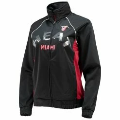 Women's G-III 4Her By Carl Banks Black/Red Miami Heat Backfield Raglan Full-Zip Track Jacket 2 Women's G-III 4Her By Carl Banks Black/Red Miami Heat Backfield Raglan Full-Zip Track Jacket -G-III Sales Store unnamed file 2092