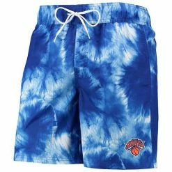 Men's G-III Sports By Carl Banks Blue New York Knicks Splash Volley Swim Shorts -G-III Sales Store unnamed file 2110