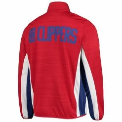 Men's G-III Sports By Carl Banks Red LA Clippers 75th Anniversary Power Forward Space-Dye Full-Zip Track Jacket 3 Men's G-III Sports By Carl Banks Red LA Clippers 75th Anniversary Power Forward Space-Dye Full-Zip Track Jacket -G-III Sales Store unnamed file 2132
