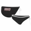 Women's G-III 4Her By Carl Banks Black New York Giants Perfect Match Bikini Bottom