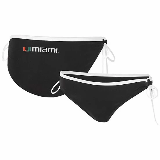 Women's G-III 4Her by Carl Banks Black Miami Hurricanes Perfect Match Bikini Bottom Women's G-III 4Her By Carl Banks Black Miami Hurricanes Perfect Match Bikini Bottom -G-III Sales Store unnamed file 2187