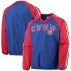 Men's G-III Sports By Carl Banks Royal/Red Chicago Cubs Kickoff Raglan V-Neck Pullover Jacket
