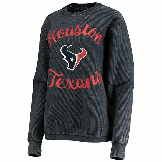 Women's G-III 4Her by Carl Banks Navy Houston Texans Comfy Cord Pullover Sweatshirt Women's G-III 4Her By Carl Banks Navy Houston Texans Comfy Cord Pullover Sweatshirt -G-III Sales Store unnamed file 2197