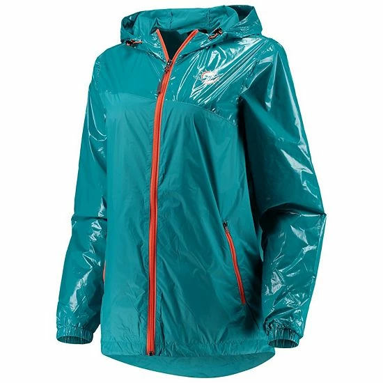 Women's G-III 4Her by Carl Banks Aqua Miami Dolphins Double-Coverage Full-Zip Hoodie Jacket Women's G-III 4Her By Carl Banks Aqua Miami Dolphins Double-Coverage Full-Zip Hoodie Jacket -G-III Sales Store unnamed file 2204