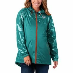 Women's G-III 4Her By Carl Banks Aqua Miami Dolphins Double-Coverage Full-Zip Hoodie Jacket 4 Women's G-III 4Her By Carl Banks Aqua Miami Dolphins Double-Coverage Full-Zip Hoodie Jacket -G-III Sales Store unnamed file 2206