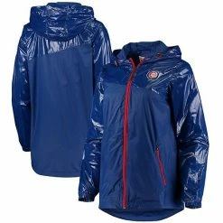 Women's G-III 4Her By Carl Banks Royal Chicago Cubs Double Coverage Full-Zip Hoodie Jacket