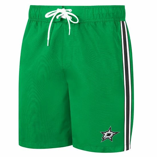 Men's G-III Sports by Carl Banks Kelly Green Dallas Stars Sand Beach Swim Shorts Men's G-III Sports By Carl Banks Kelly Green Dallas Stars Sand Beach Swim Shorts -G-III Sales Store unnamed file 2219